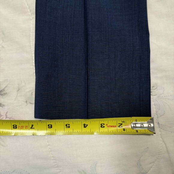 Calvin Klein Navy Blue Wool Two-Piece Suit - 36R & 30x30 - Picture 12 of 12